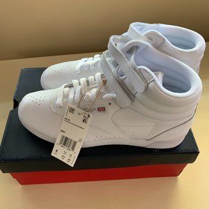 Reebok Freestyle Hi-High-Top White Sneaker